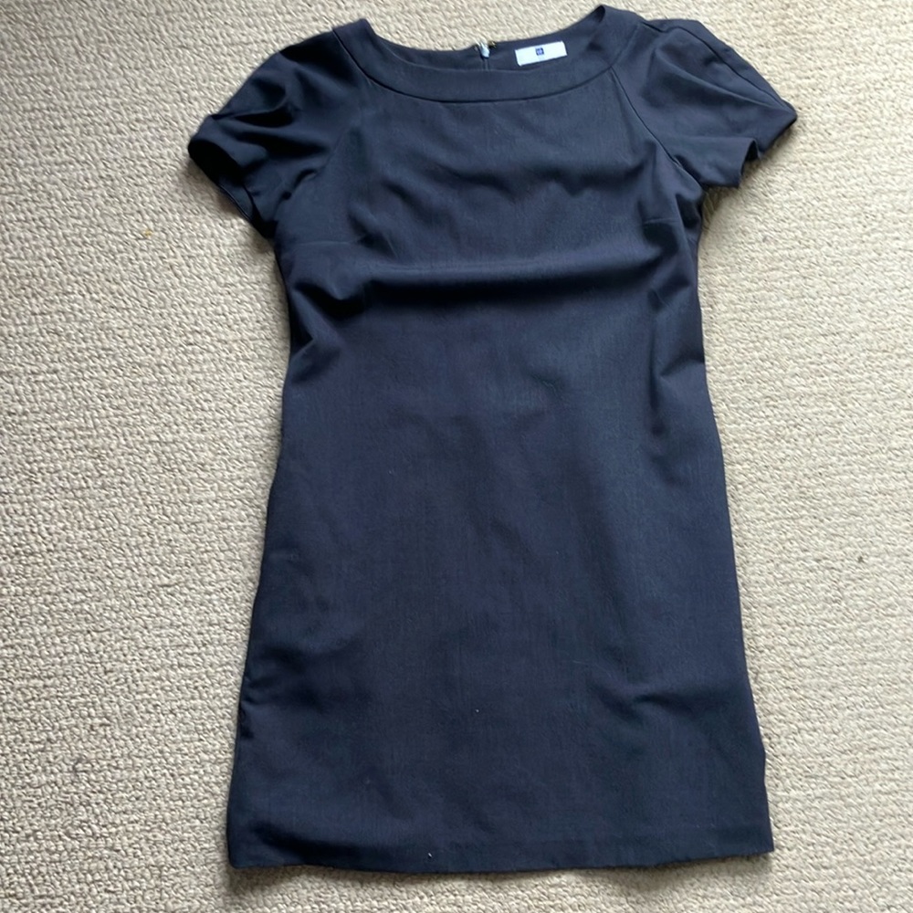 Charcoal Gap Sheath Dress with pockets !